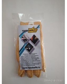 Арамидные (Кевлар) перчатки 3-х ниточные с х/б вставкой-foto4