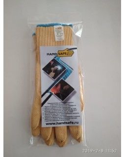 Арамидные (Кевлар) перчатки 5-ти ниточные удлиненная с х/б вставкой-foto6